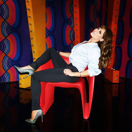 Elba Jimenez is at her workplace.